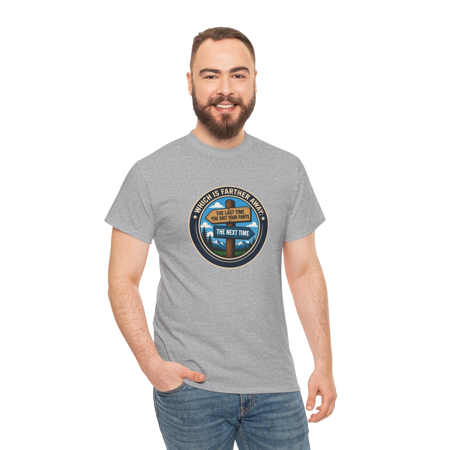 Which is Further - Unisex Heavy Cotton Tee