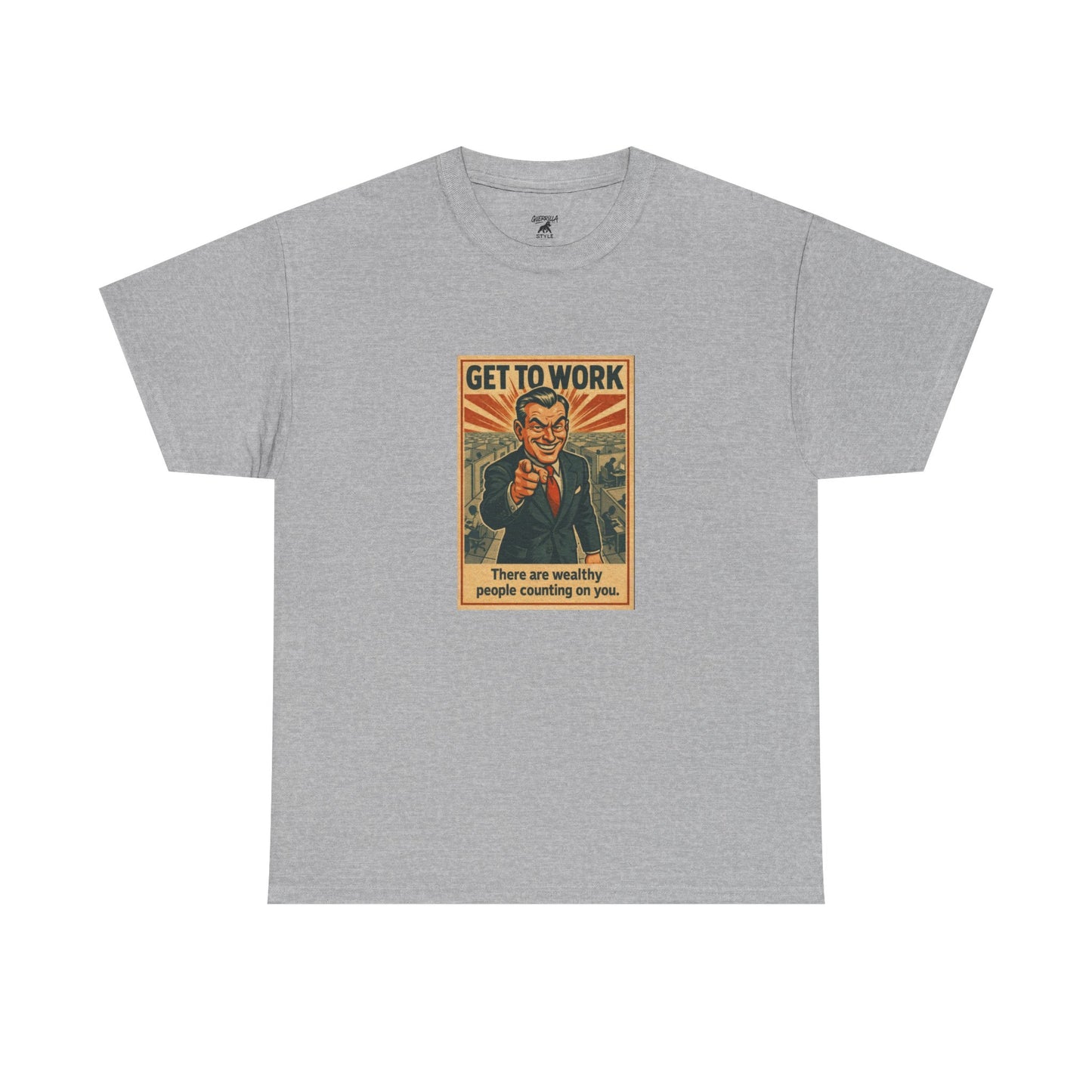 Get To Work - Unisex Heavy Cotton Tee