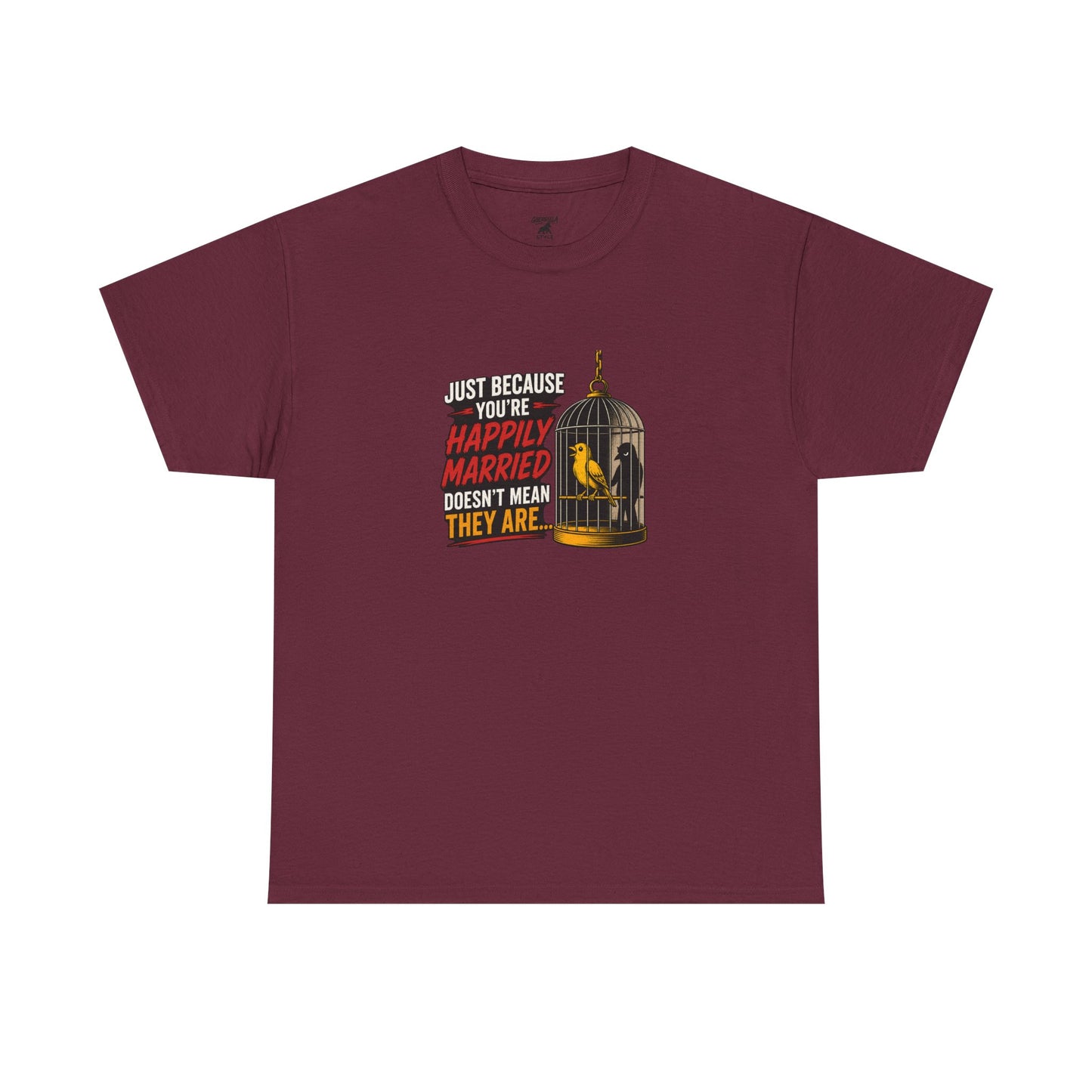 Happily Married - Unisex Heavy Cotton Tee