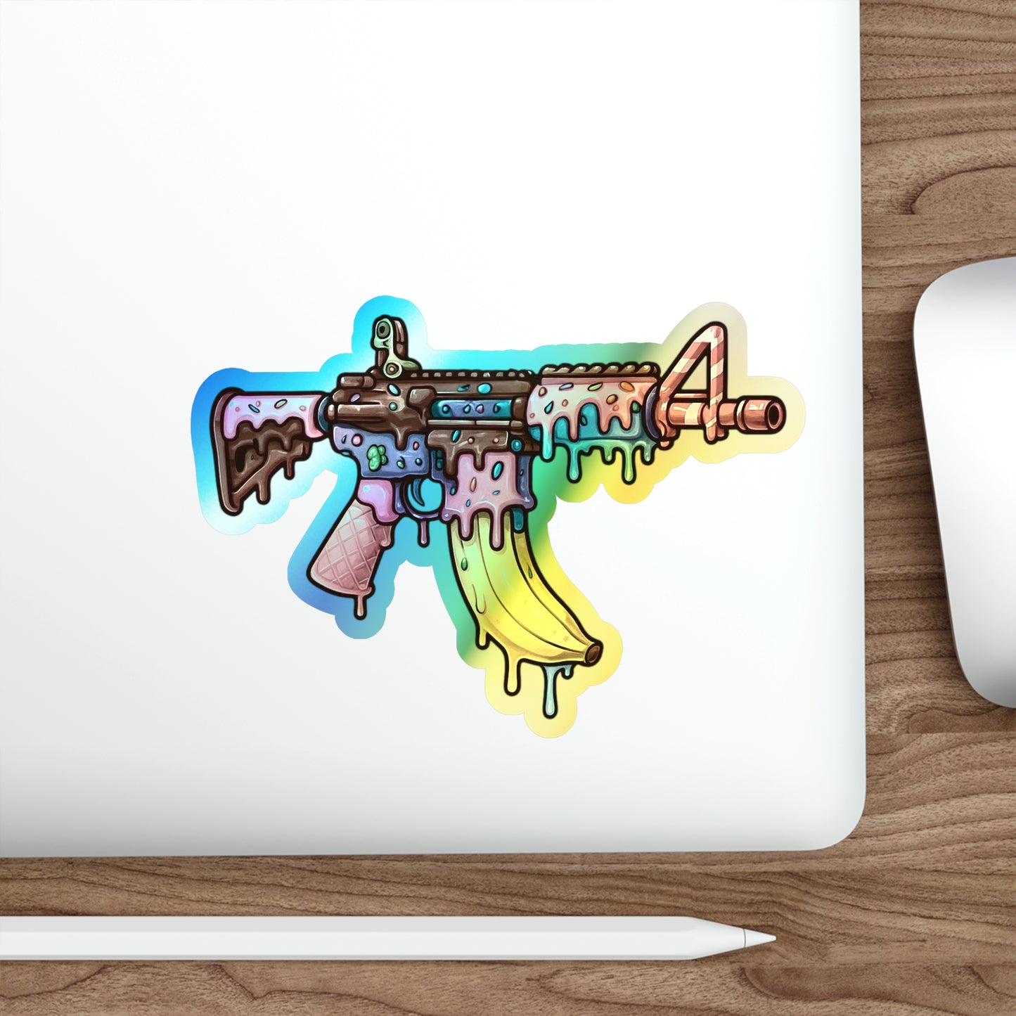 Sweet Treats AR-Sunday - Holographic Die-Cut Sticker