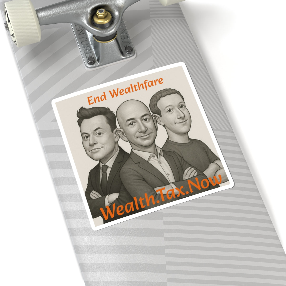 Wealthfare - Square Sticker