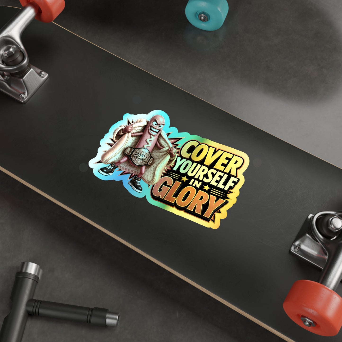Cover in Glory - Holographic Die-cut Stickers
