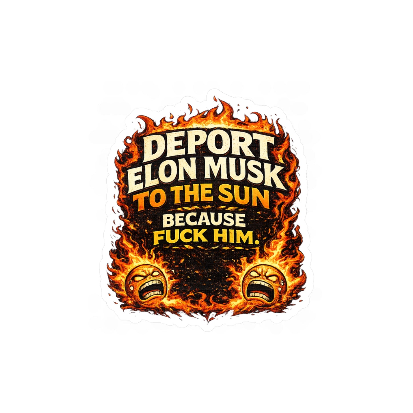 Deport Musk - Kiss-Cut Vinyl Decals