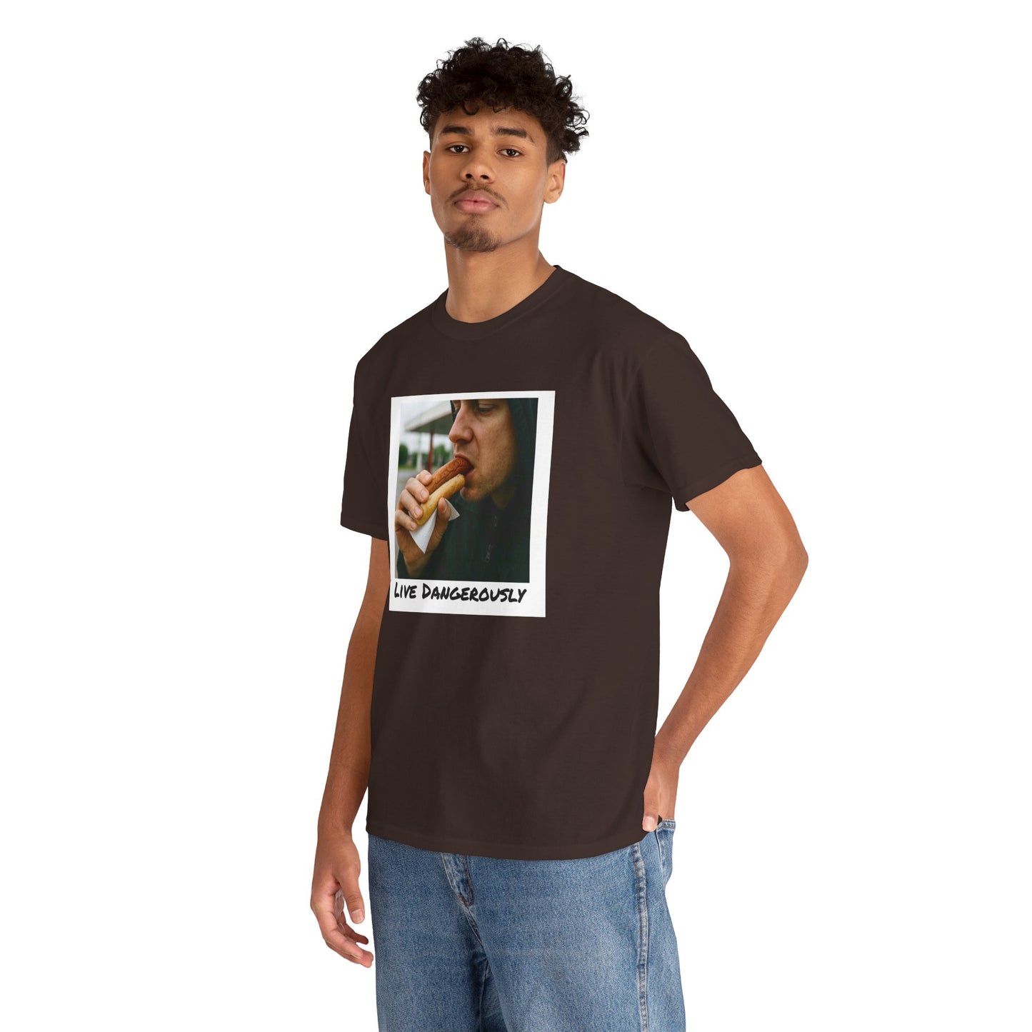 Live Dangerously - Unisex Graphic Print T-Shirt
