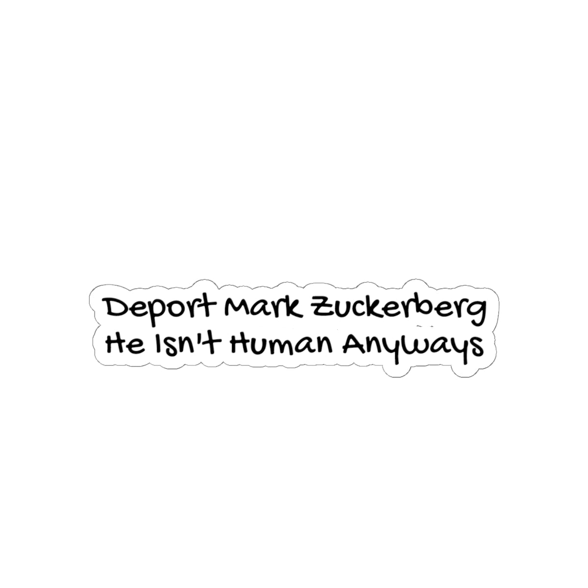 Deport Mark Zuckerberg - Sticker