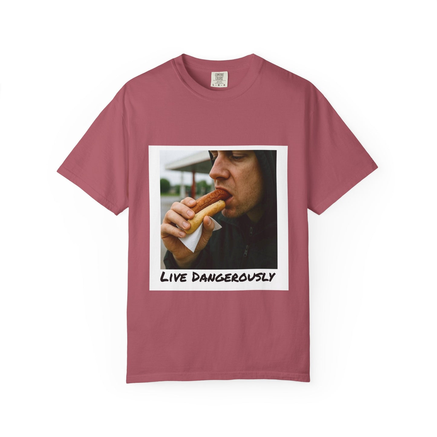 Live Dangerously - Unisex Graphic Print T-Shirt