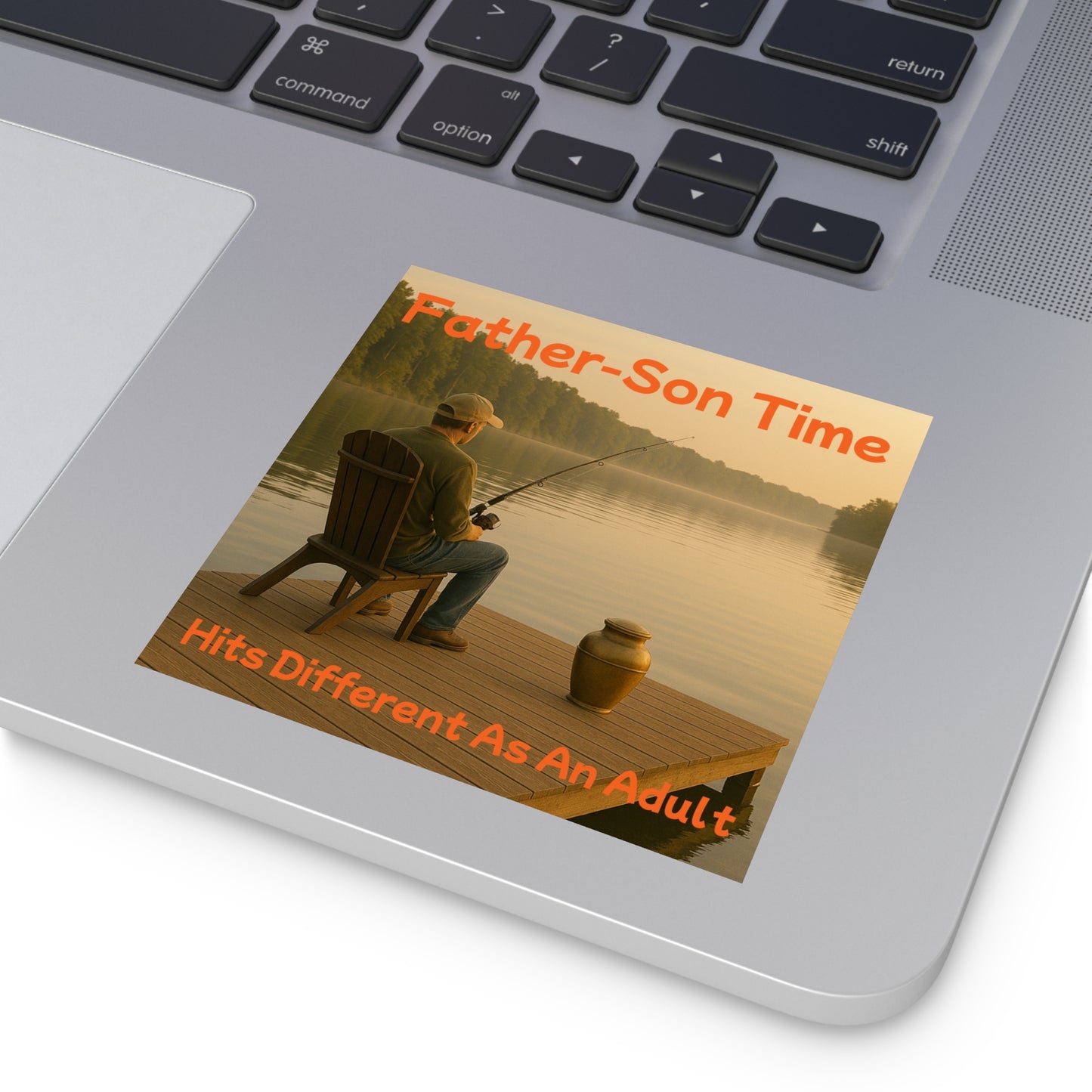 Father-Son Time - Square Sticker