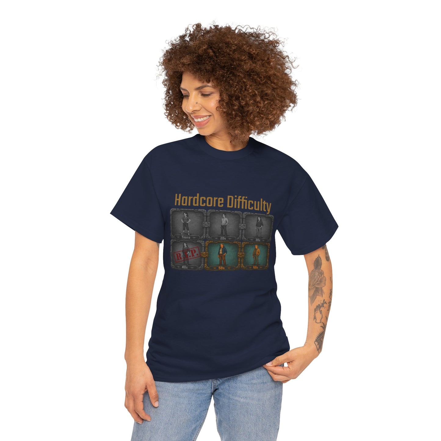Hardcore Difficulty - Unisex Heavy Cotton Tee