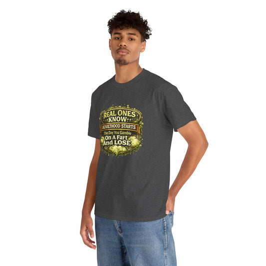 Gamble On Farts - Unisex Heavy Cotton Tee