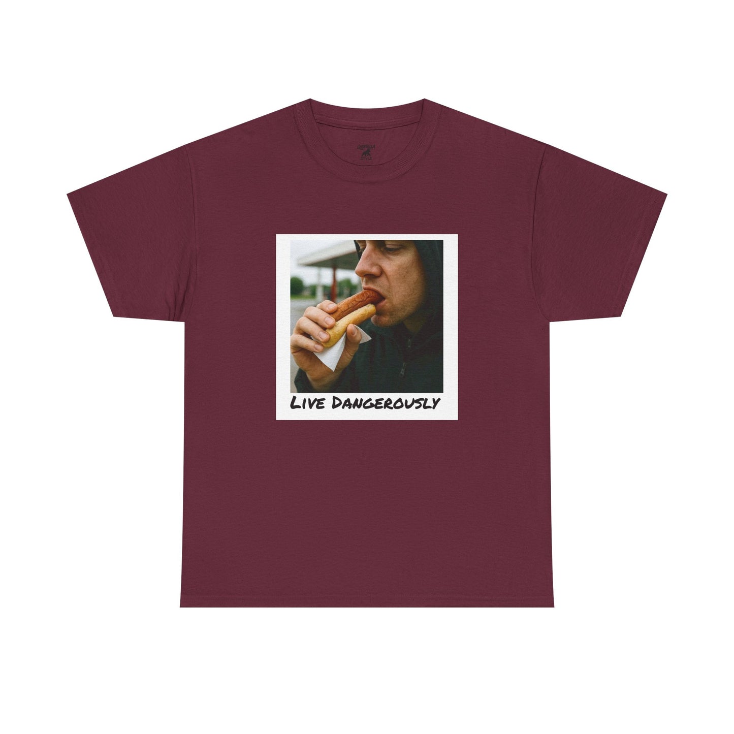 Live Dangerously - Unisex Graphic Print T-Shirt