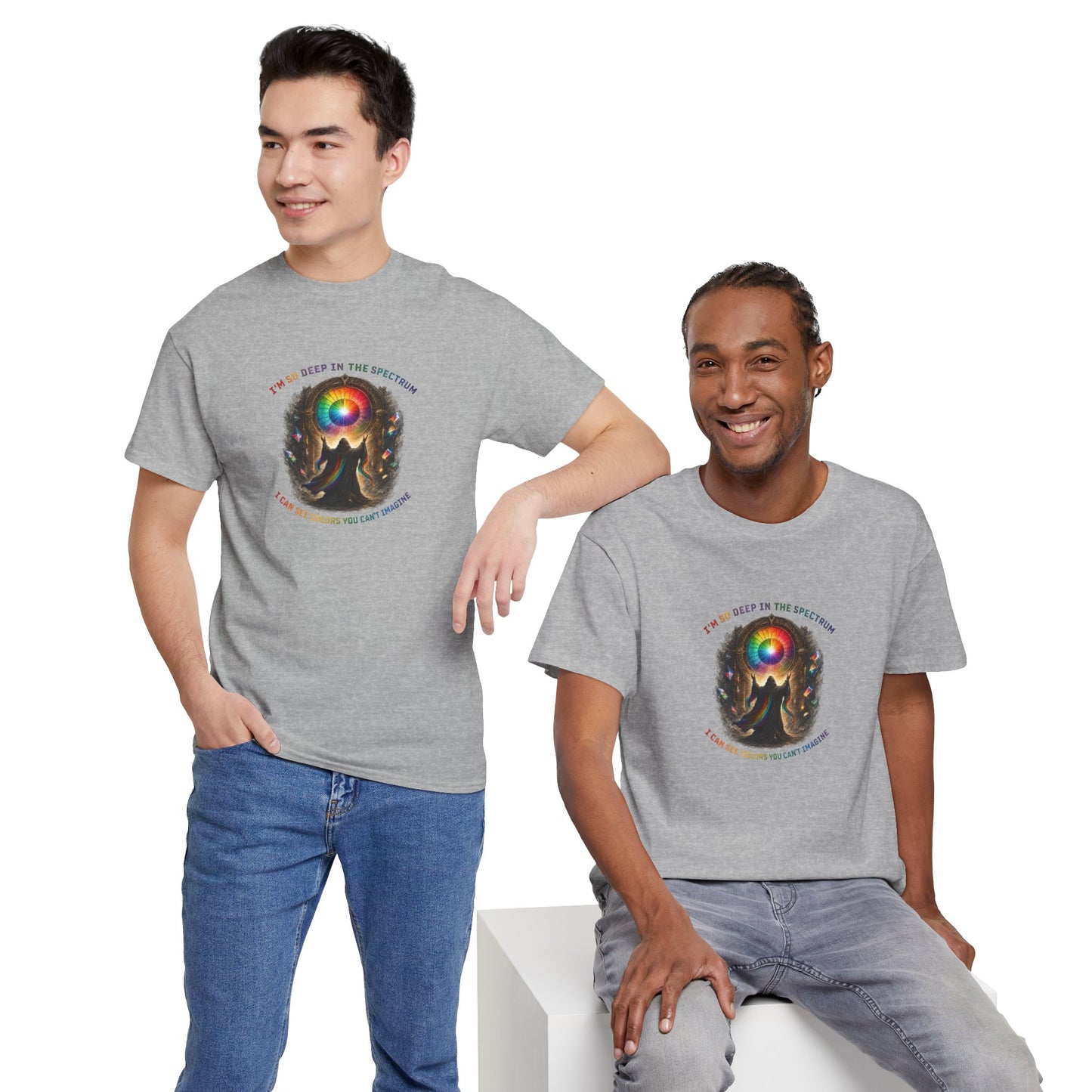 Spectrum Deep - Unisex Heavy Cotton Tee