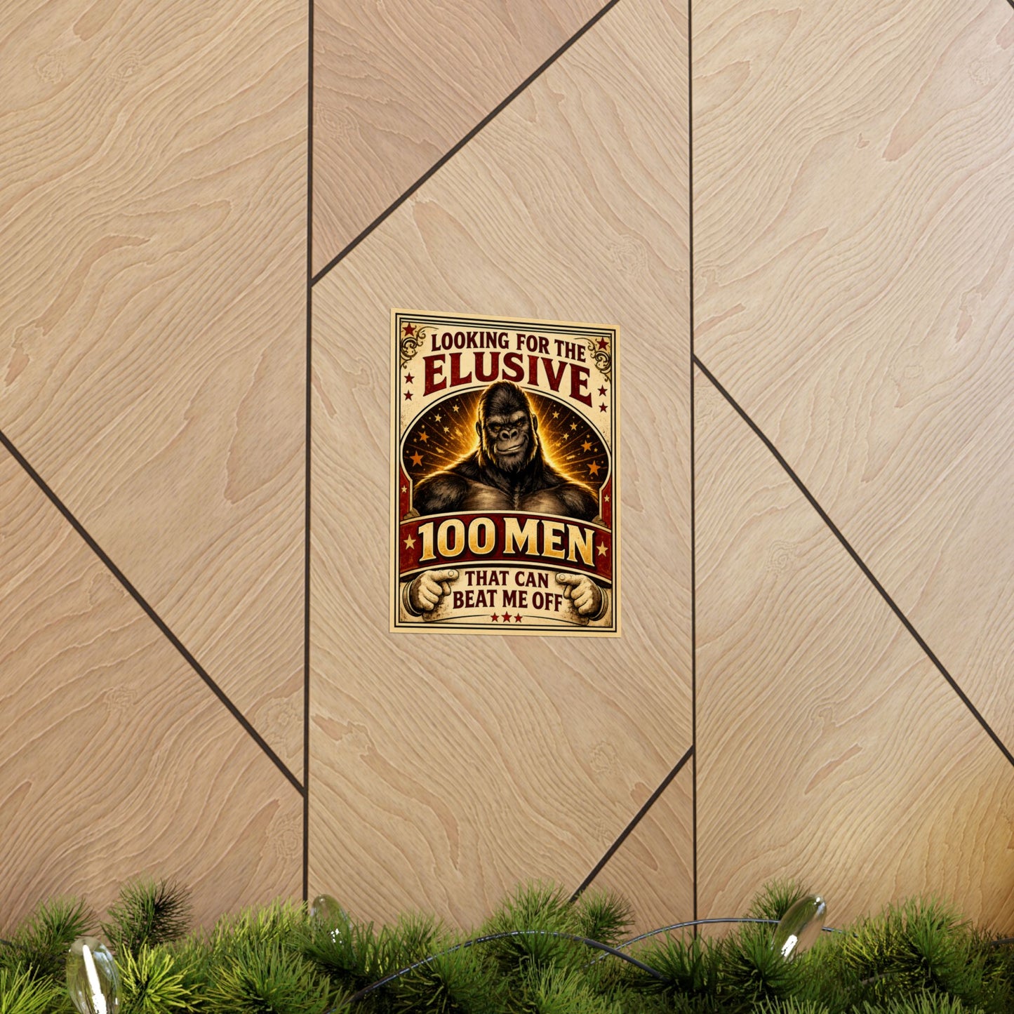 100 Men - Matte Vertical Posters