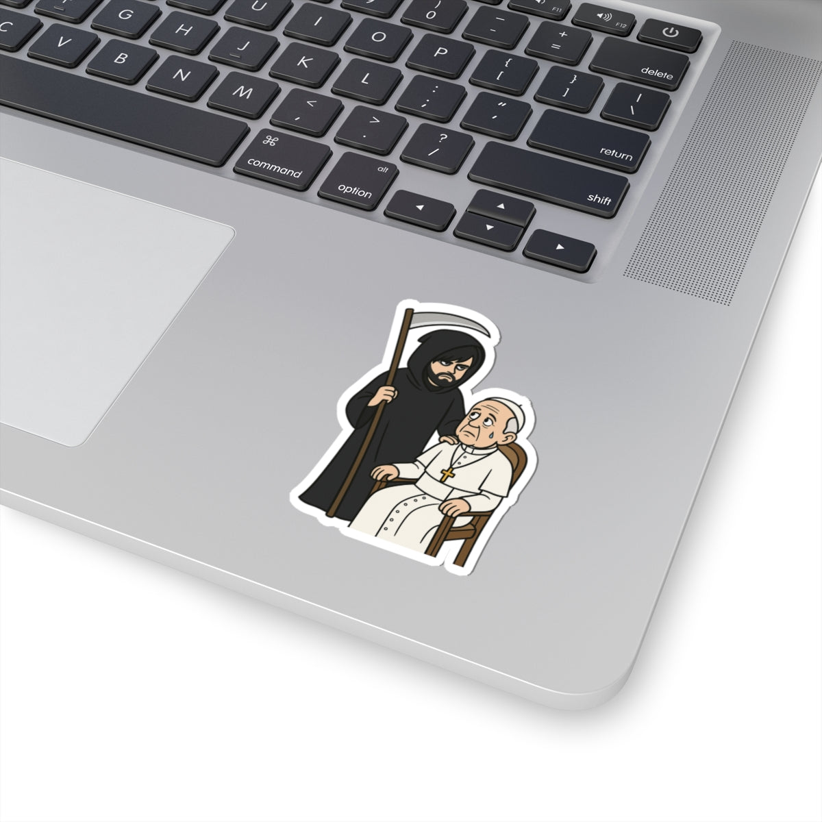 Grim Reaper and The Pope - Sticker
