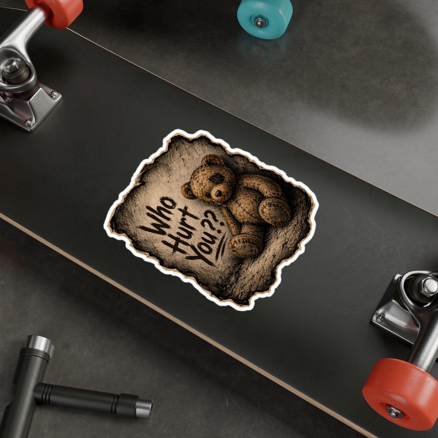 Who Hurt You - Kiss-Cut Vinyl Decals