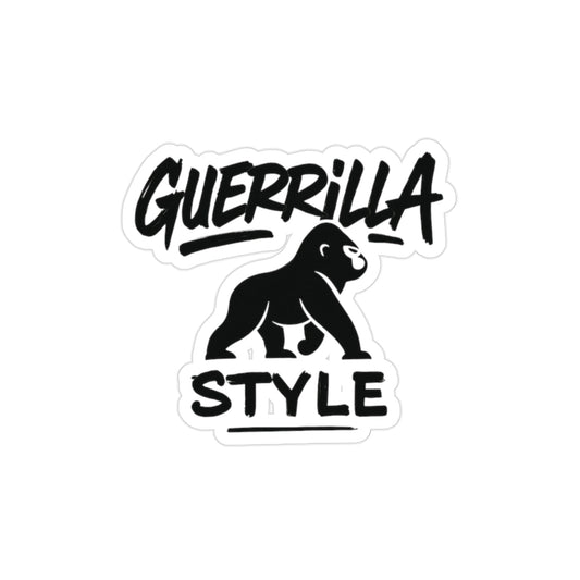 Guerrilla Style Sticker - Die-Cut Stickers