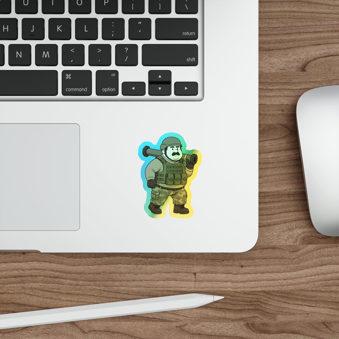 Pre-Armored - Holographic Die-Cut Sticker