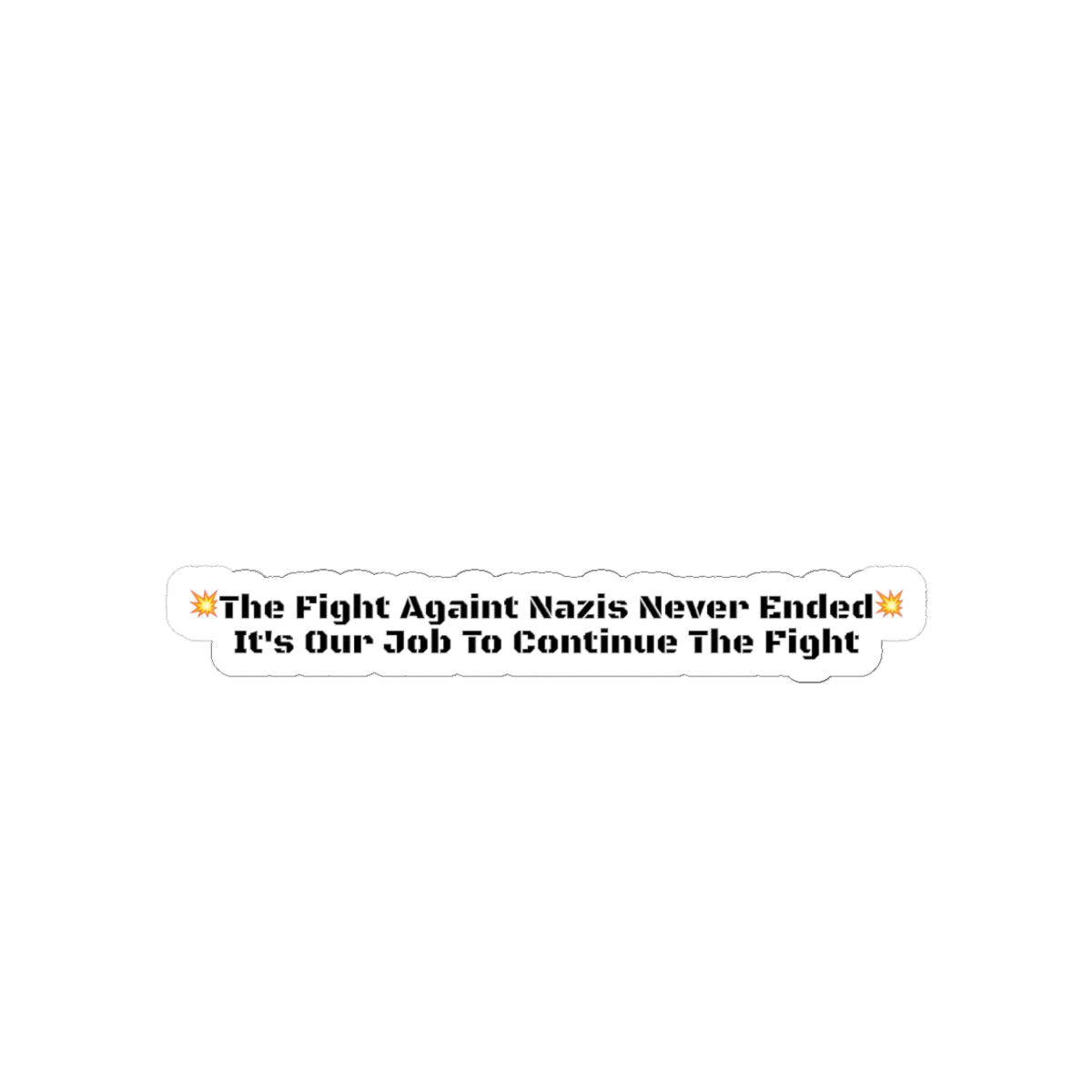 Fight Nazis - Sticker