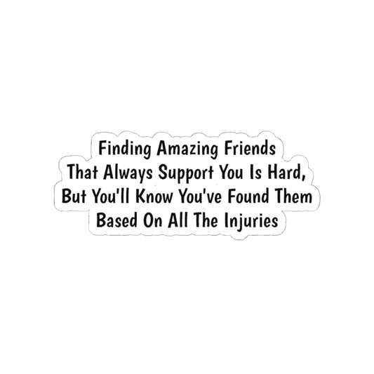 Finding Amazing Friends - Sticker