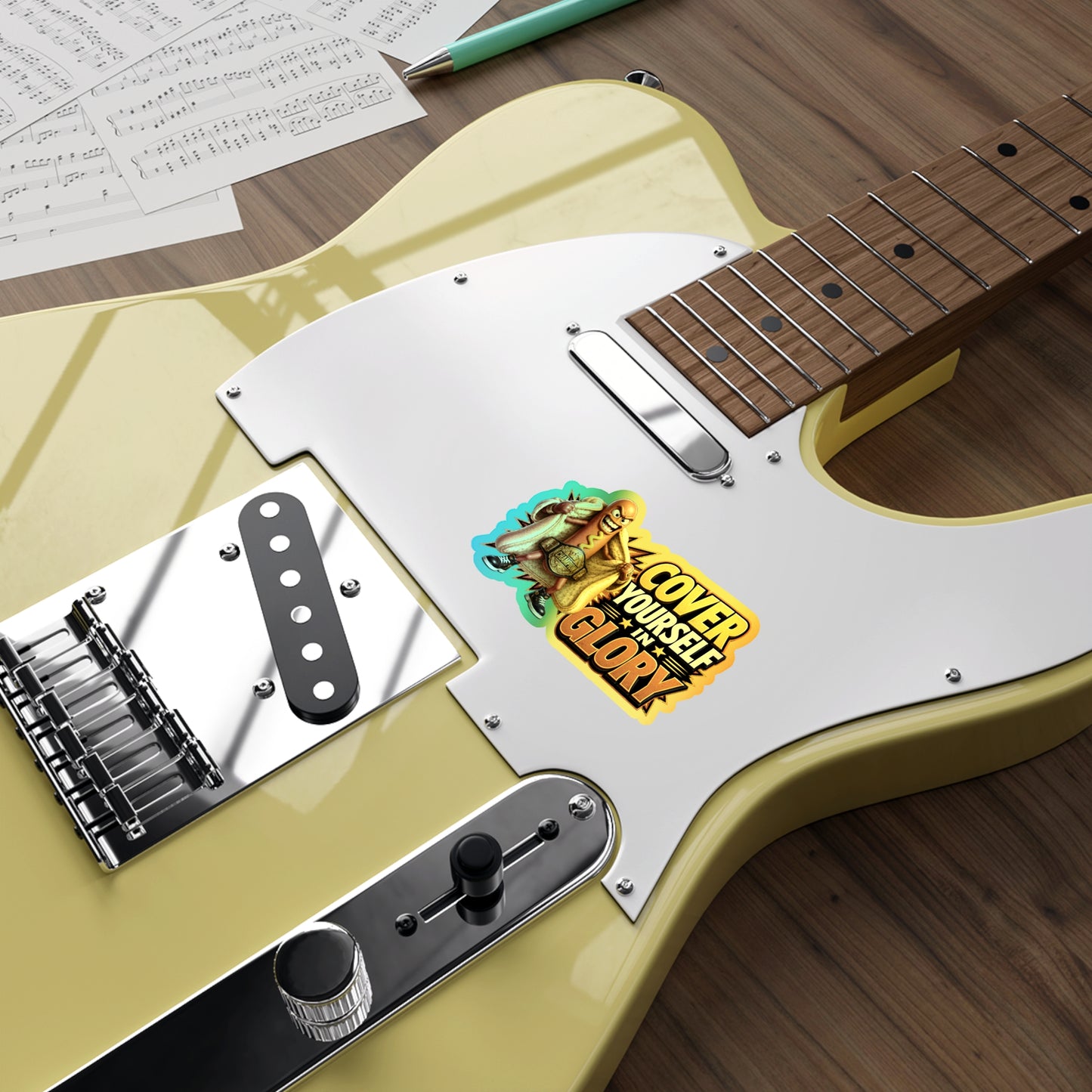 Cover in Glory - Holographic Die-cut Stickers