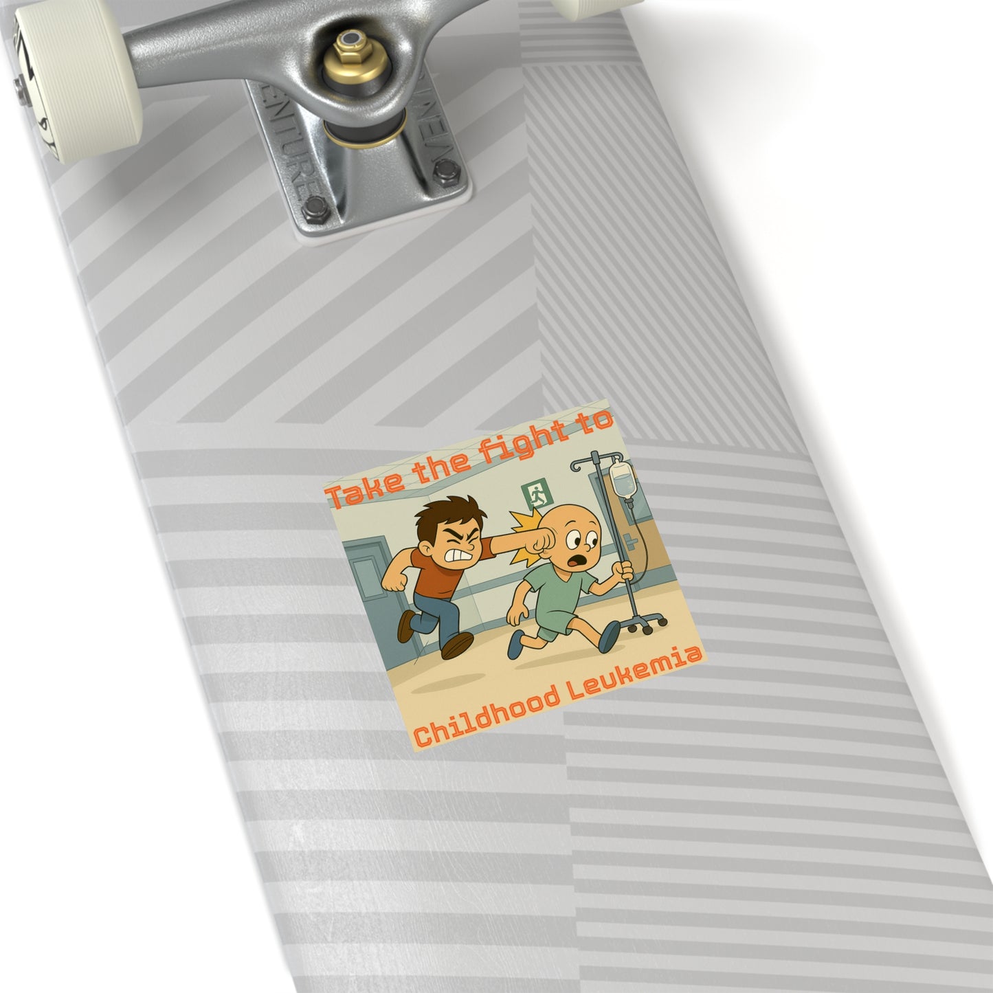 Childhood Leukemia Awareness - Square Sticker