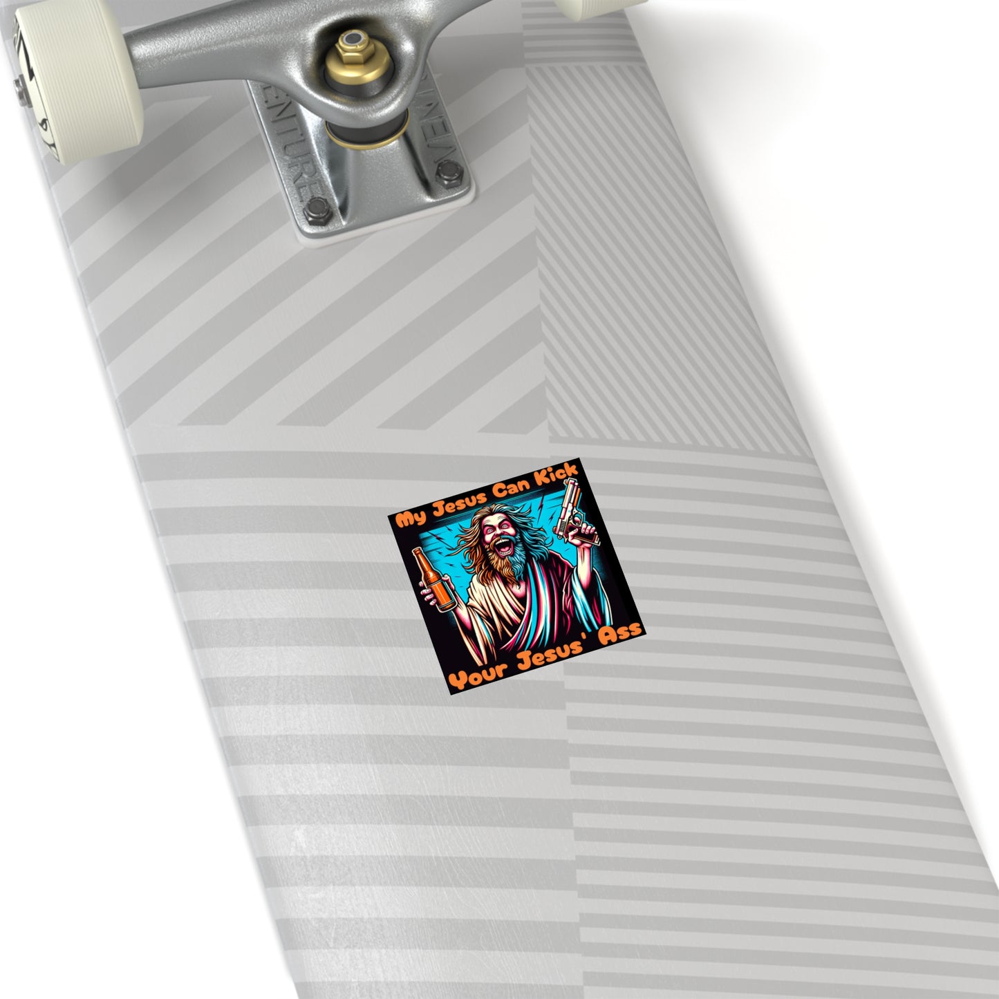Jesus v Jesus - Square Stickers
