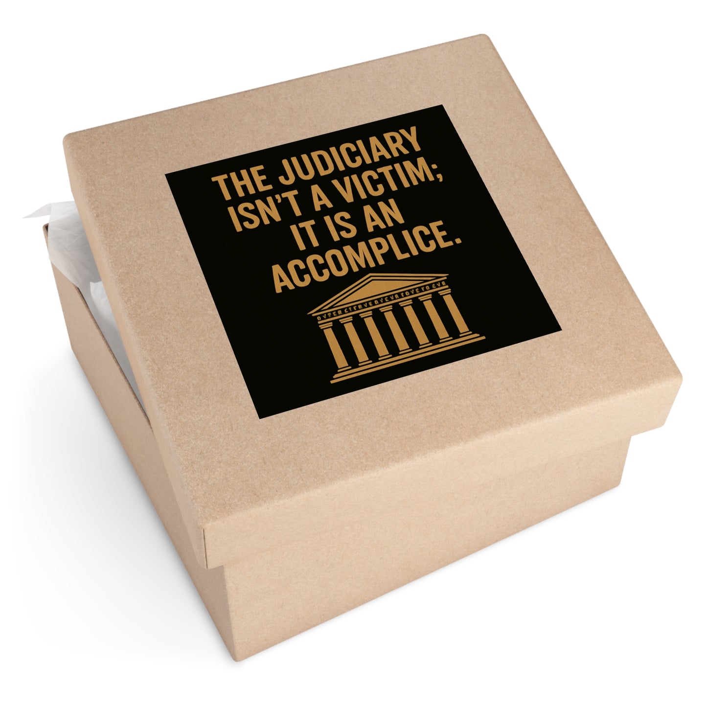 Judiciary Accomplice - Square Sticker
