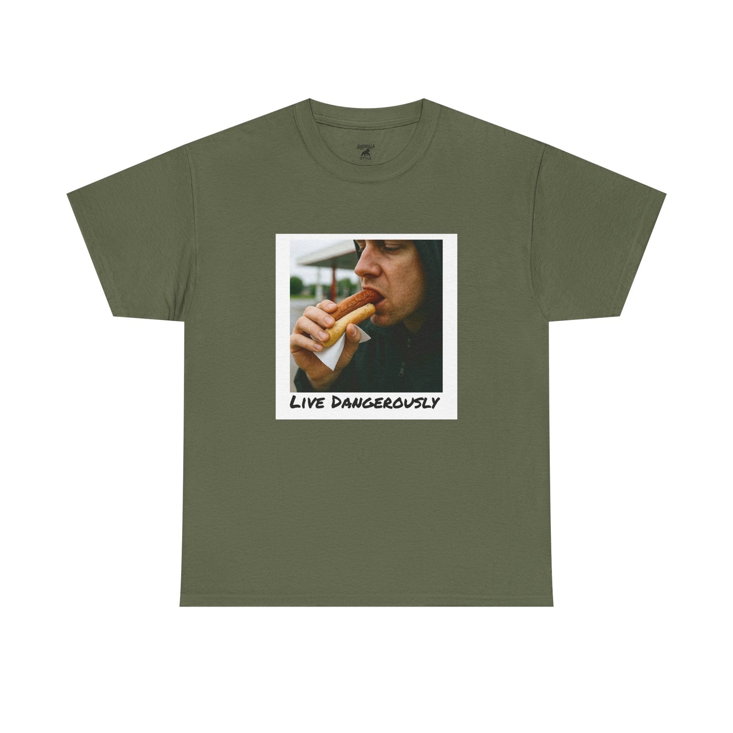 Live Dangerously - Unisex Graphic Print T-Shirt