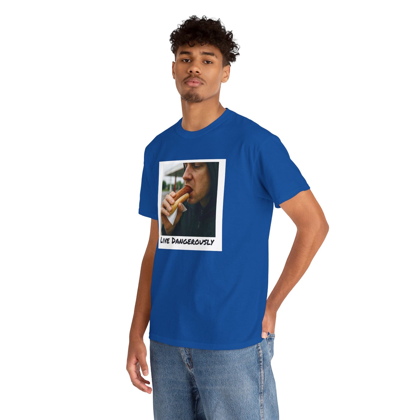 Live Dangerously - Unisex Graphic Print T-Shirt