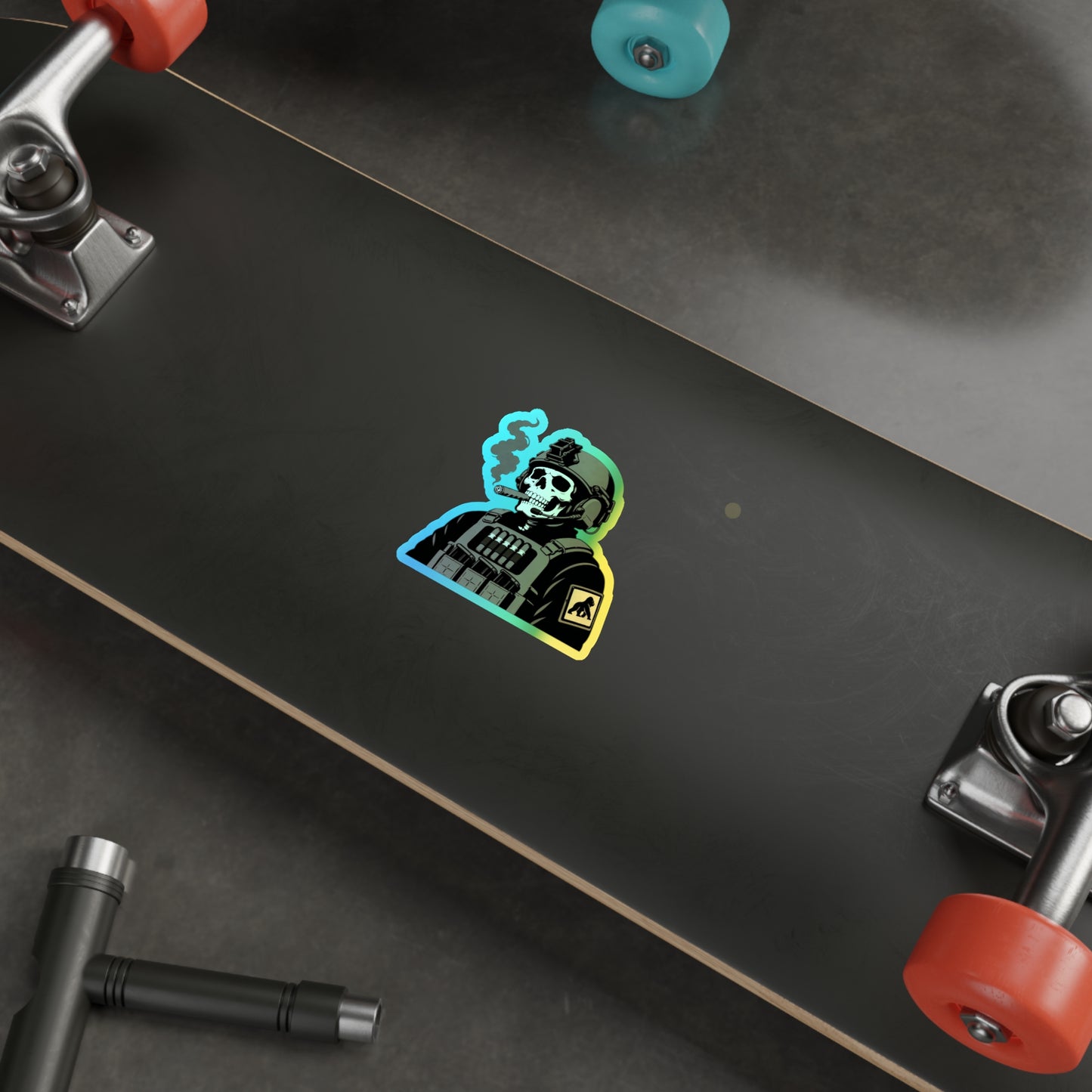 Tactical Smoke - Holographic Die-cut Stickers