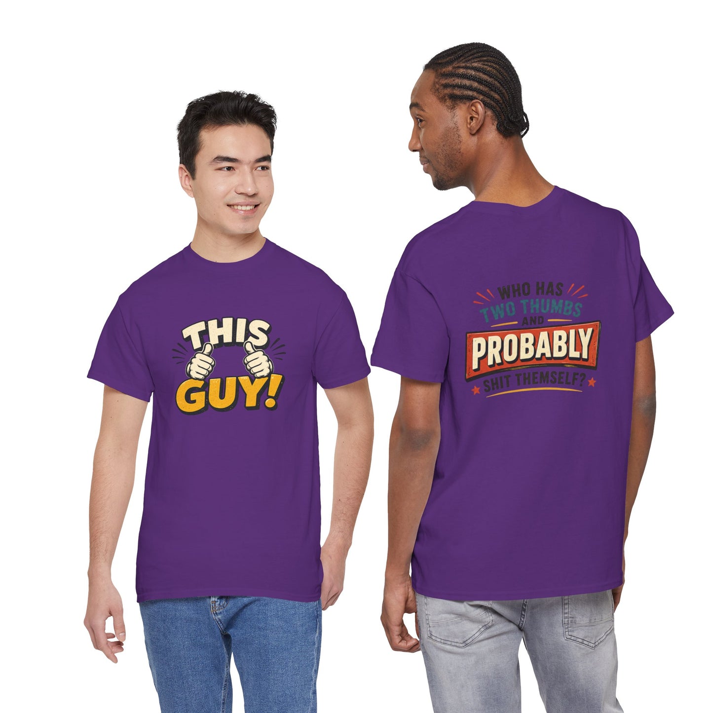 Who Shit Themself - Unisex Heavy Cotton Tee