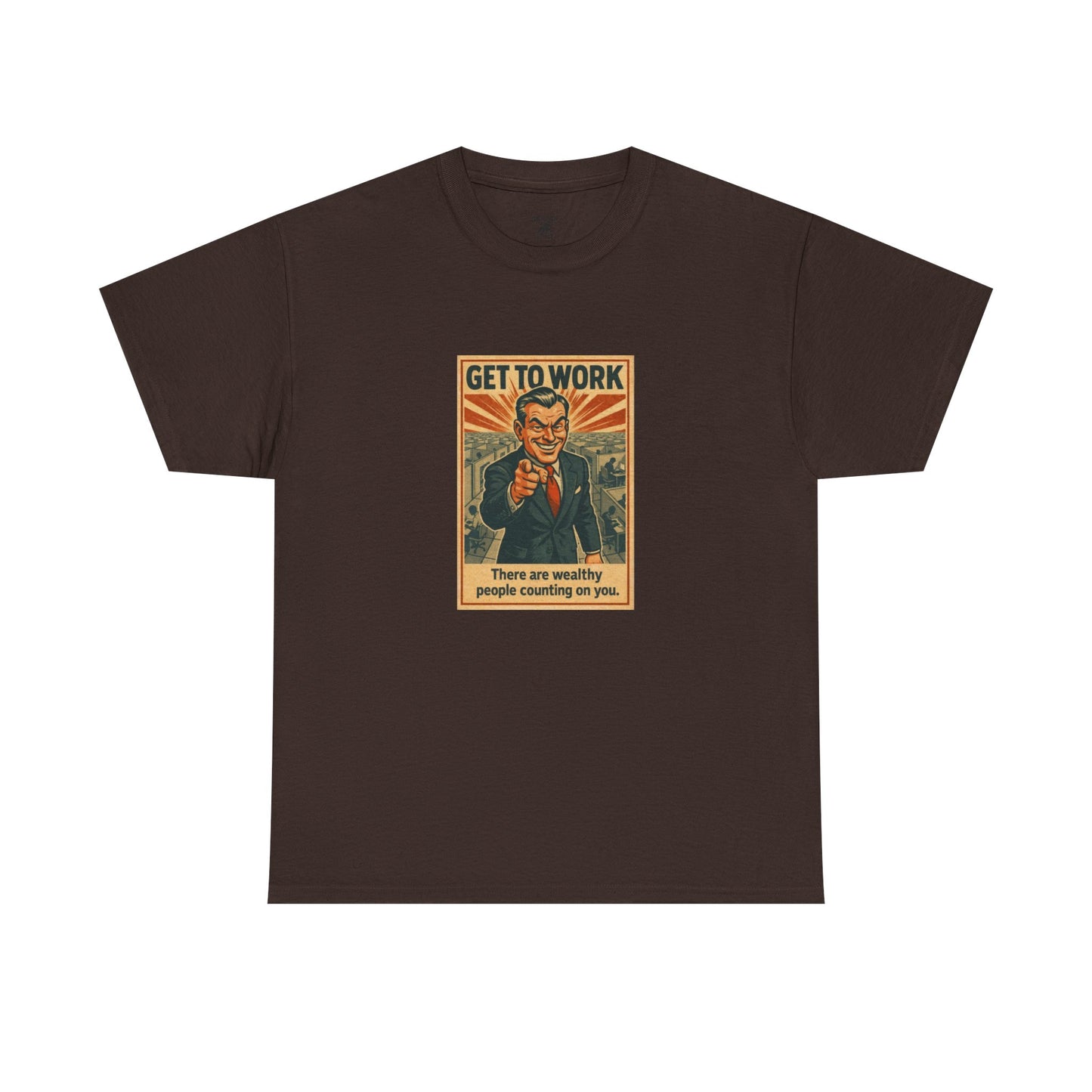 Get To Work - Unisex Heavy Cotton Tee