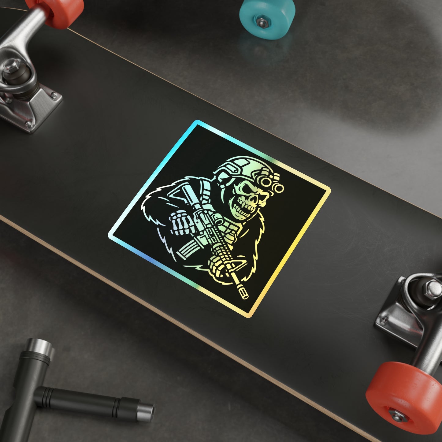 Tactical Guerrilla - Holographic Die-Cut Sticker