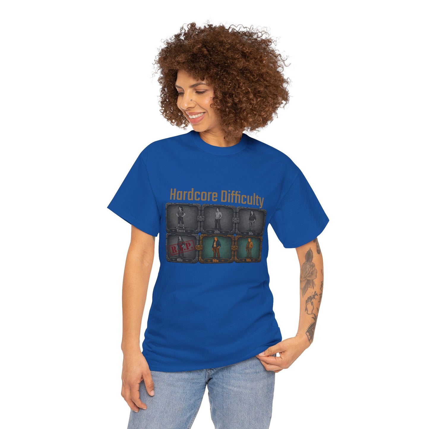Hardcore Difficulty - Unisex Heavy Cotton Tee