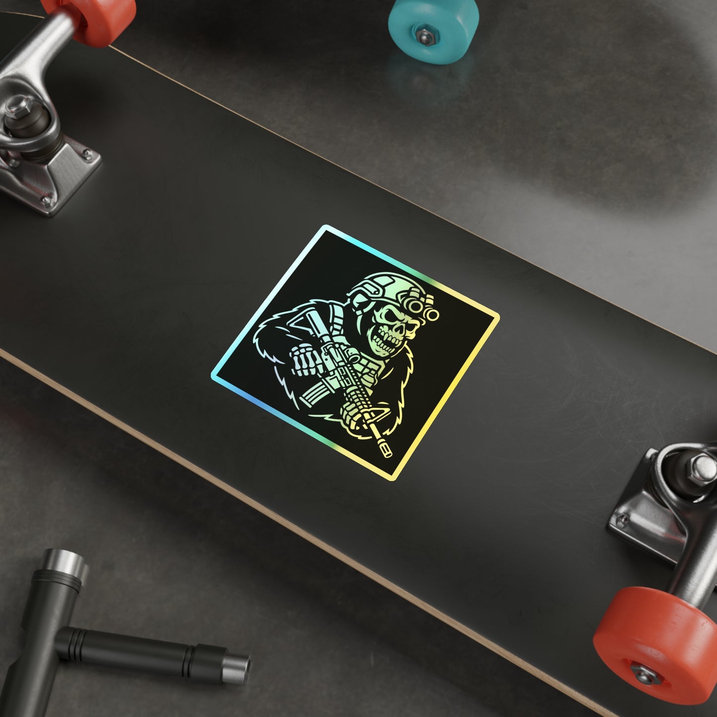 Tactical Guerrilla - Holographic Die-Cut Sticker