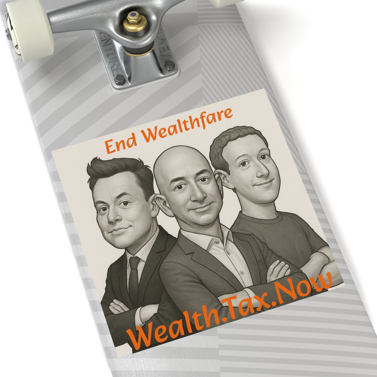 Wealthfare - Square Stickers