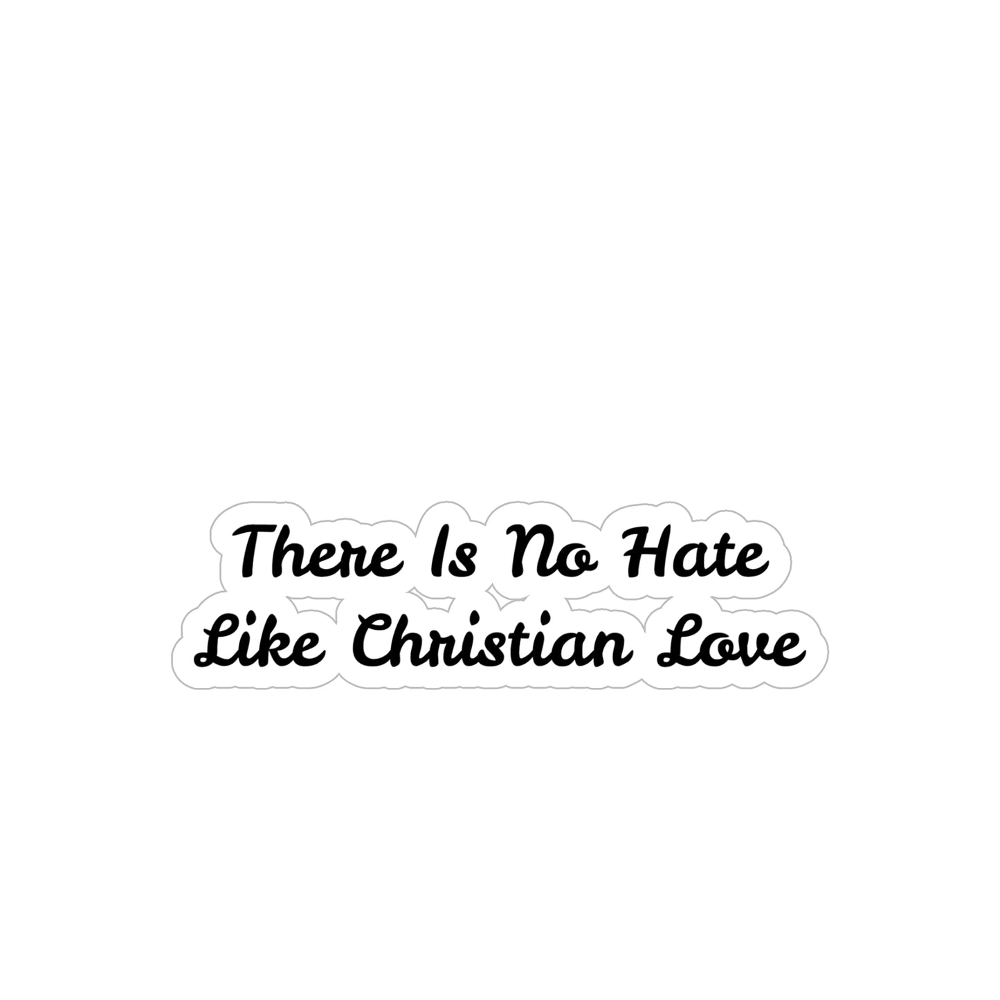 Christian Love - Die-Cut Outdoor Sticker