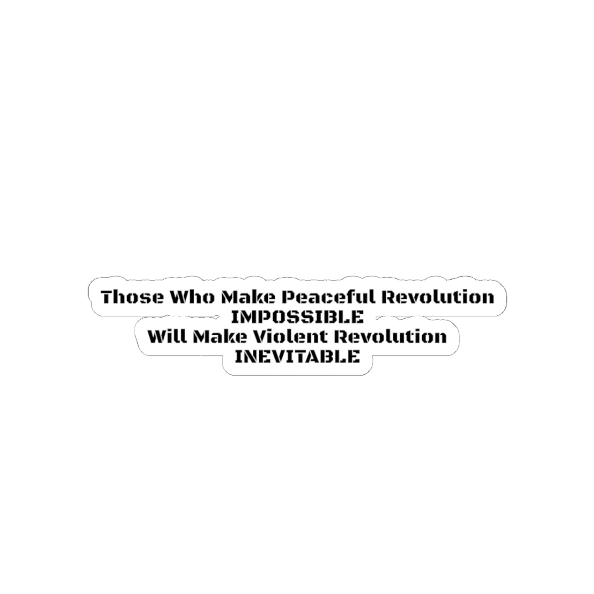 Peaceful Revolution - Sticker
