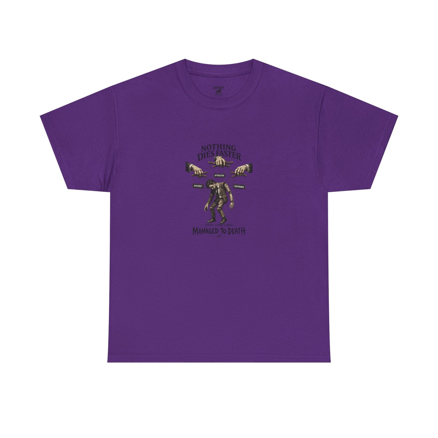 Managed to Death - Unisex Heavy Cotton Tee