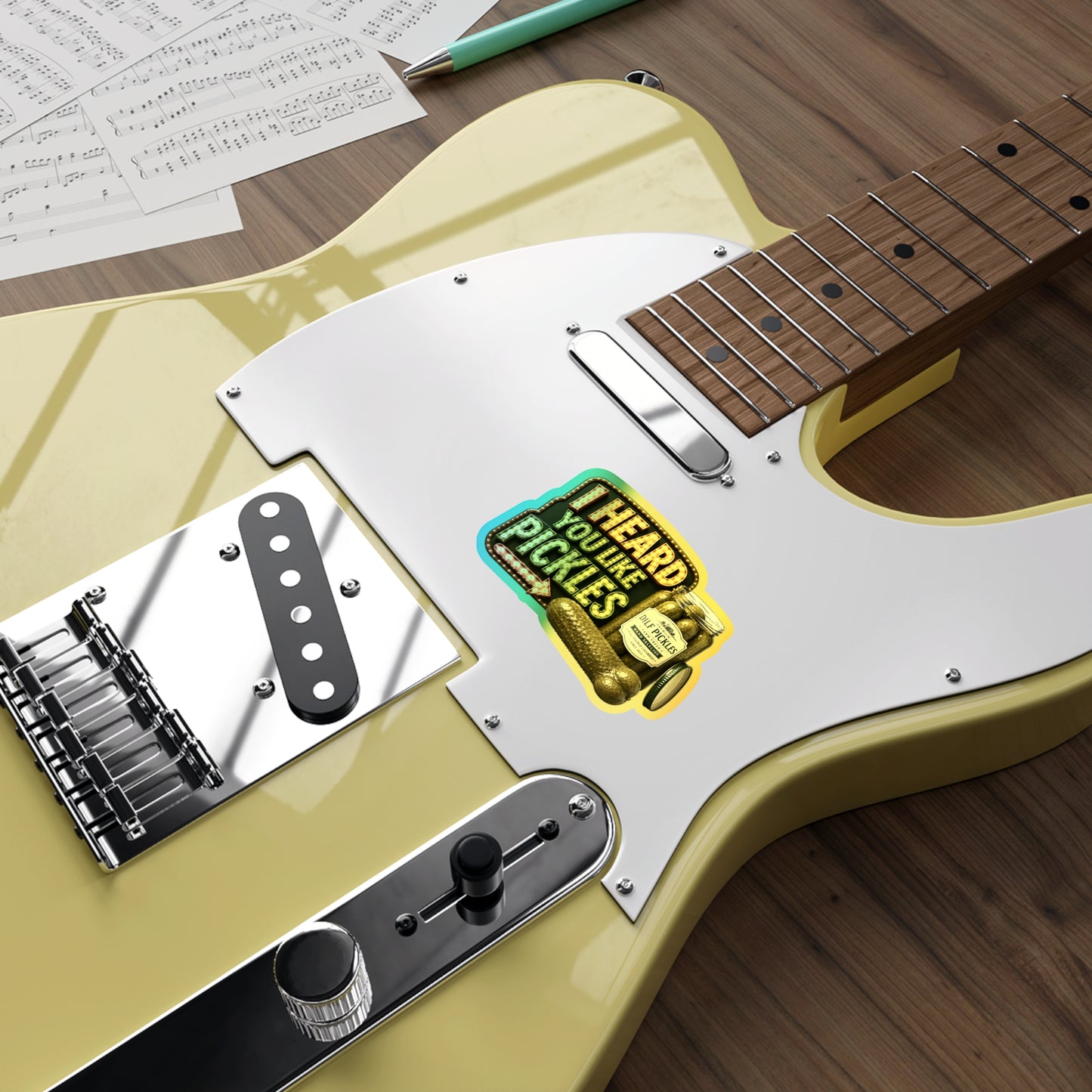 Like Pickles - Holographic Die-cut Stickers