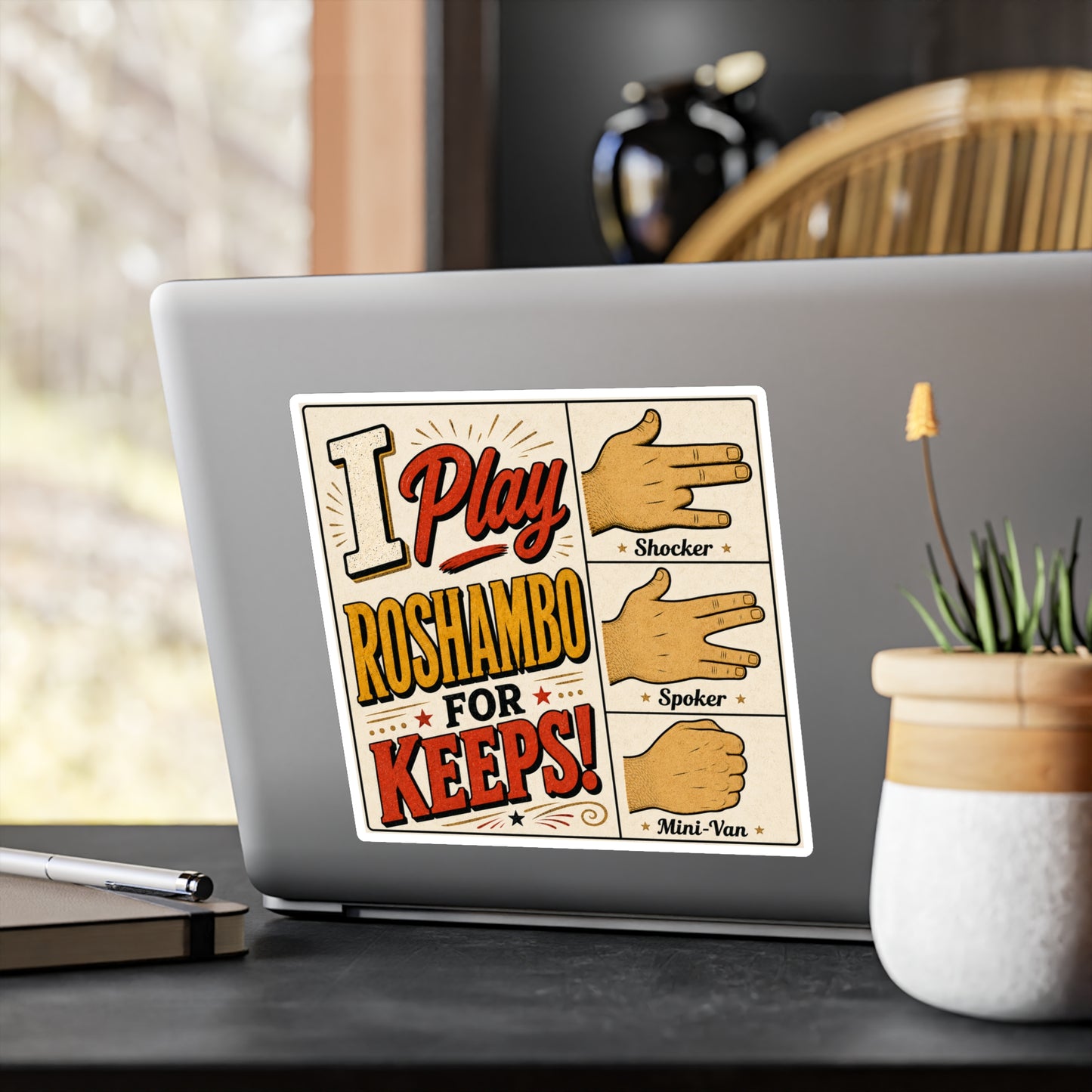 Roshambo - Kiss-Cut Vinyl Decals