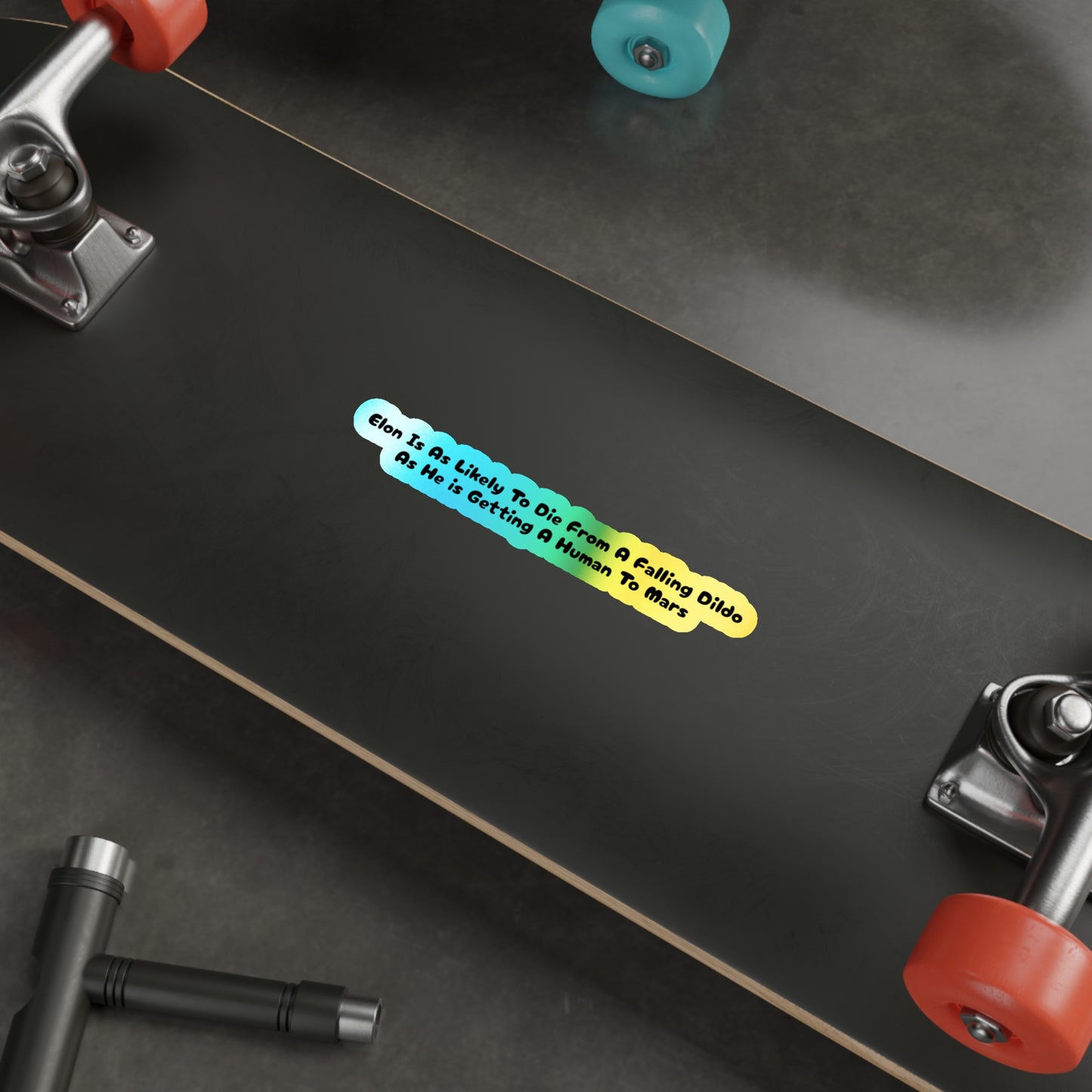 Death From Above - Holographic Die-Cut Stickers