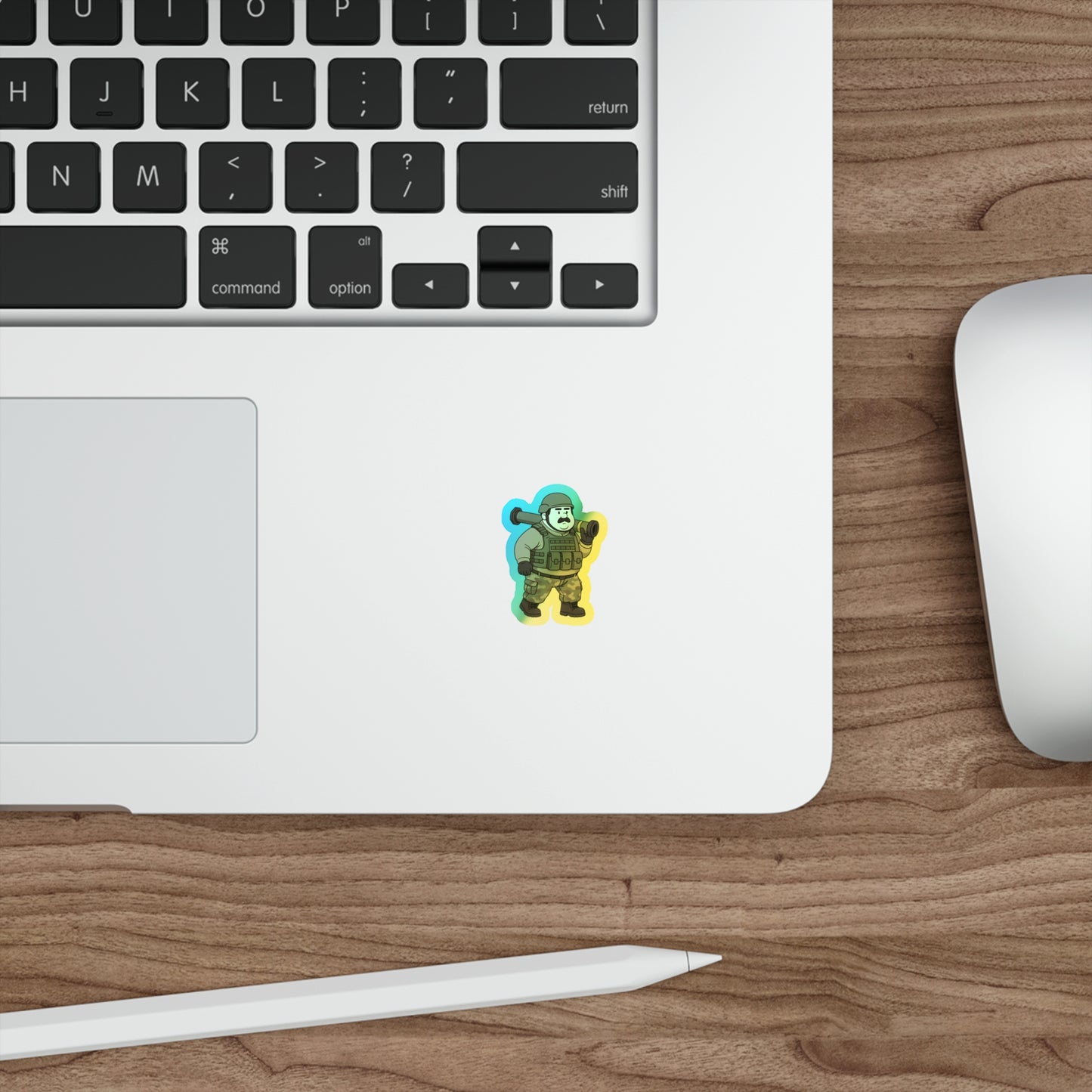 Pre-Armored - Holographic Die-Cut Sticker
