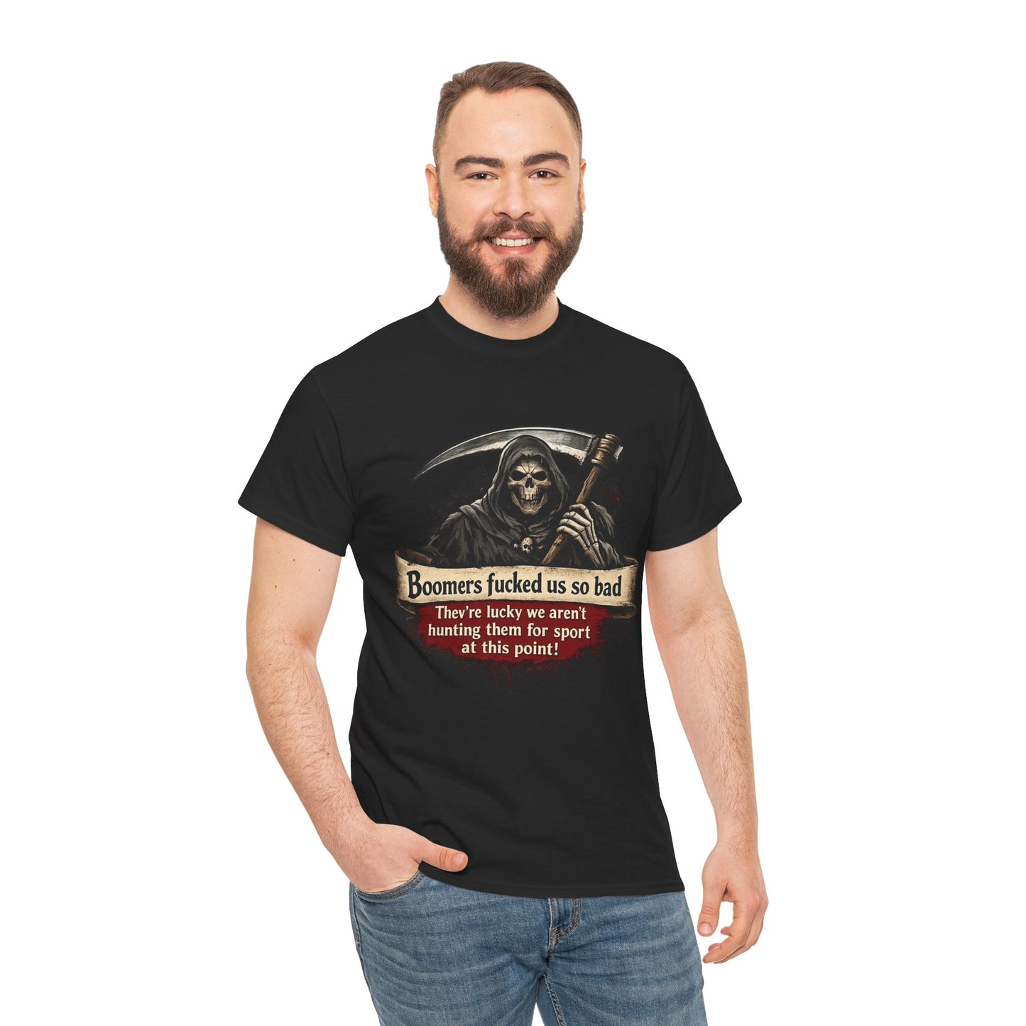 Boomers Fucked Us - Unisex Heavy Cotton Tee