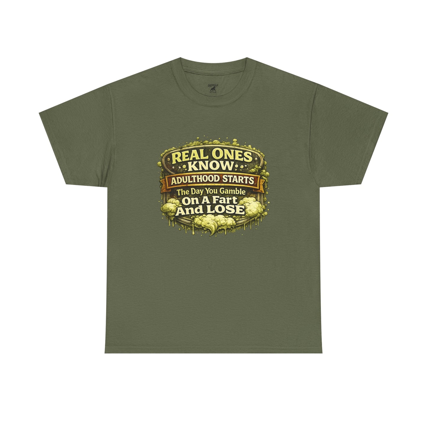 Gamble On Farts - Unisex Heavy Cotton Tee