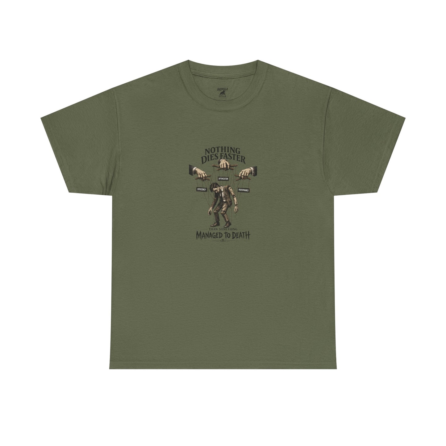 Managed to Death - Unisex Heavy Cotton Tee