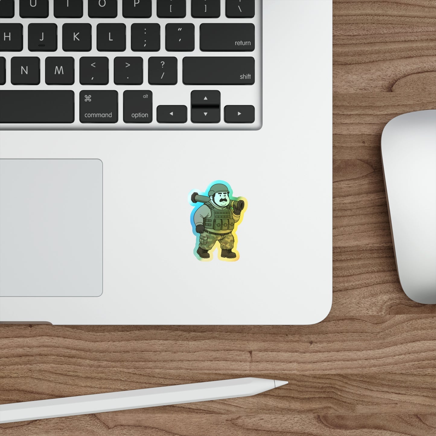 Pre-Armored - Holographic Die-Cut Sticker