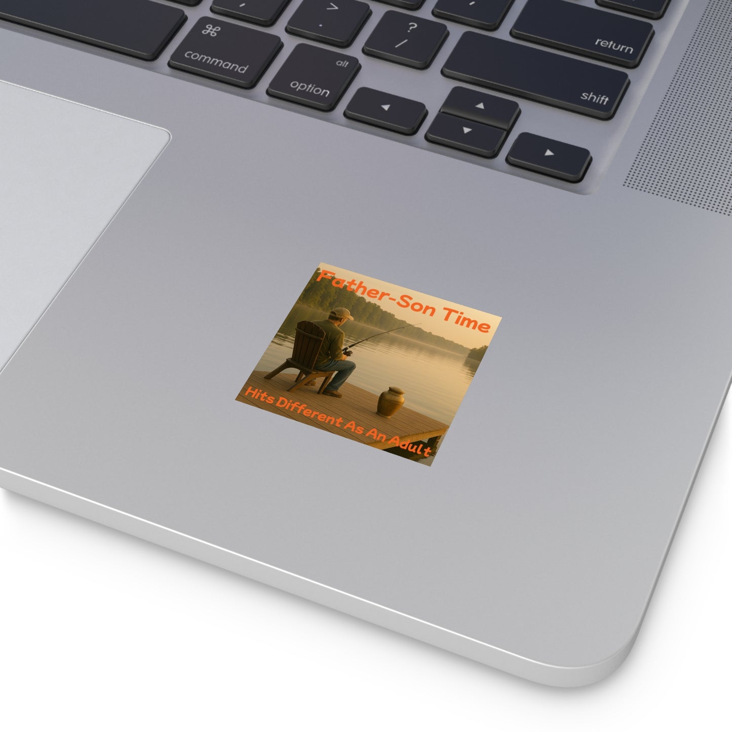 Father-Son Time - Square Sticker