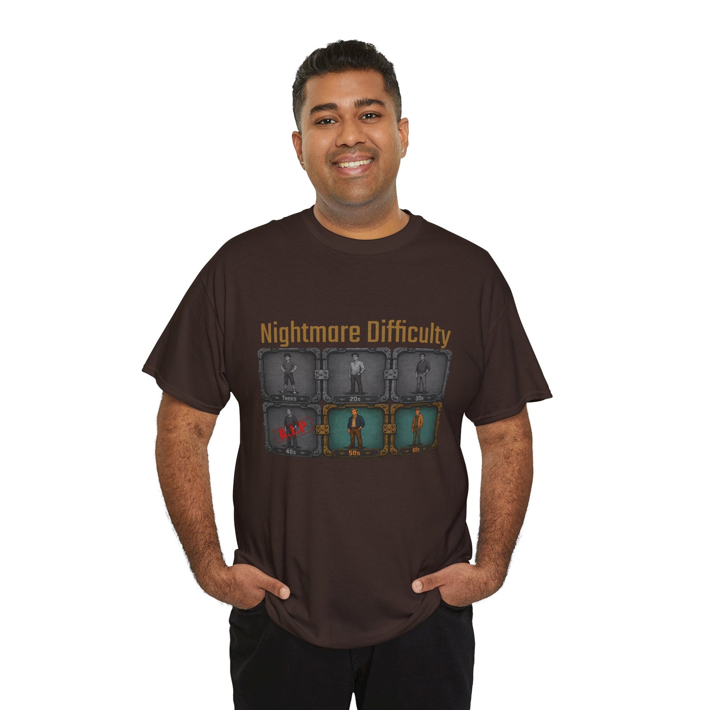 Nightmare Difficulty - Unisex Heavy Cotton Tee