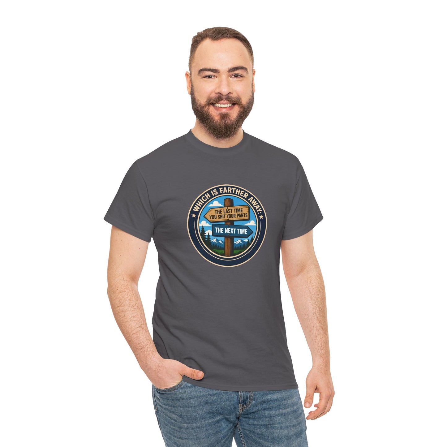 Which is Further - Unisex Heavy Cotton Tee