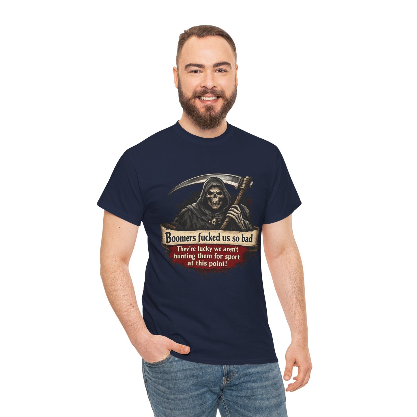 Boomers Fucked Us - Unisex Heavy Cotton Tee